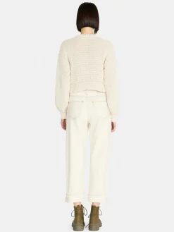 Women Sisley Jumpers & Knitwear<Crochet Look Sweater