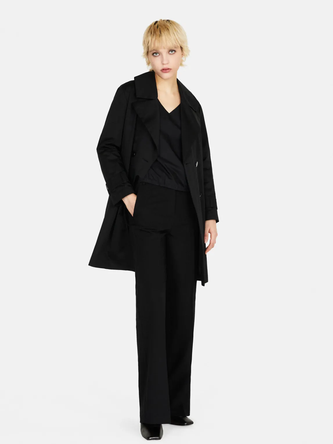 Women Sisley Shirts & Blouses<Cropped Blouse With Drawstring