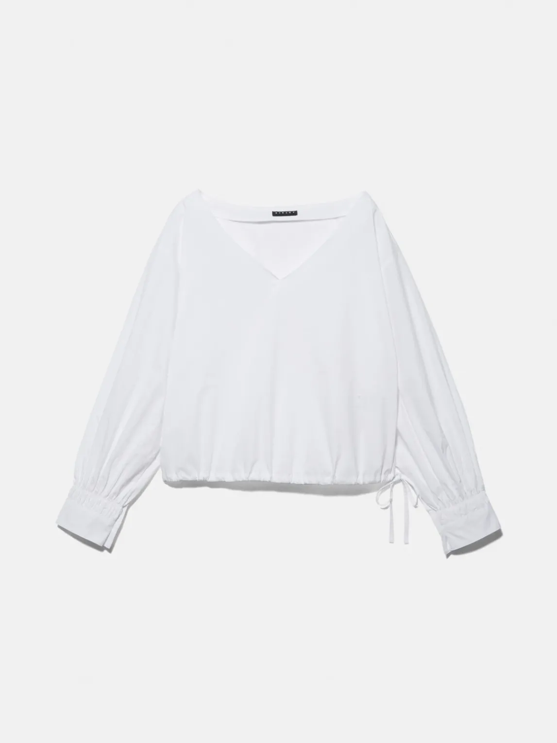 Women Sisley Shirts & Blouses<Cropped Blouse With Drawstring