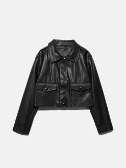 Women Sisley Jackets & Coats<Cropped Jacket With Pockets