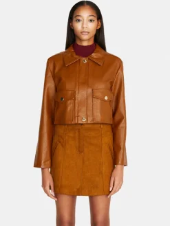Women Sisley Jackets & Coats<Cropped Jacket With Pockets