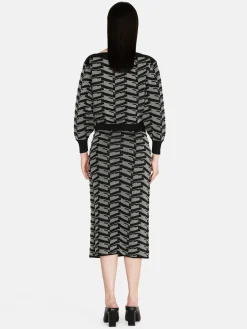 Women Sisley Jumpers & Knitwear<Cropped Jacquard Sweater