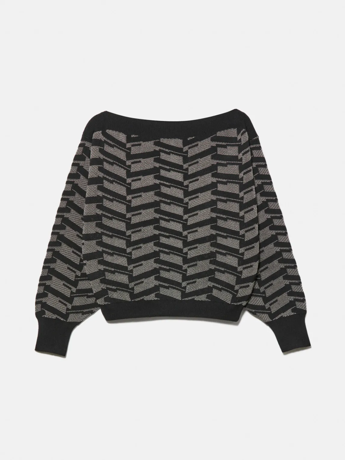 Women Sisley Jumpers & Knitwear<Cropped Jacquard Sweater