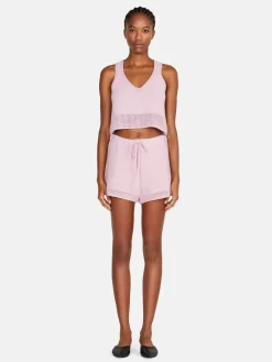 Women Sisley Tops & T-Shirts<Cropped Open-Knit Top