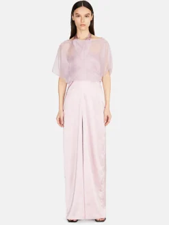 Women Sisley Shirts & Blouses<Cropped Organza Blouse