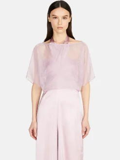 Women Sisley Shirts & Blouses<Cropped Organza Blouse