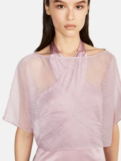 Women Sisley Shirts & Blouses<Cropped Organza Blouse