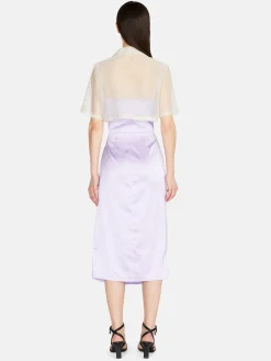 Women Sisley Jackets & Coats<Cropped Organza Jacket
