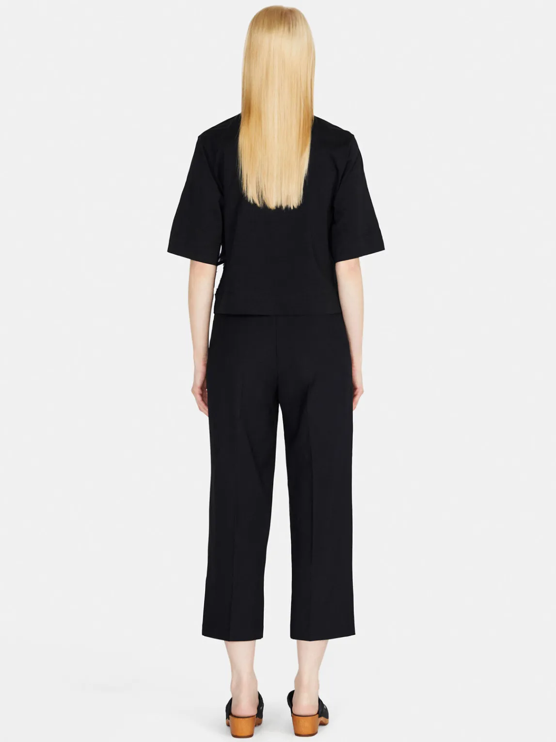 Women Sisley Tops & T-Shirts<Cropped Oversized Fit T-Shirt With Print