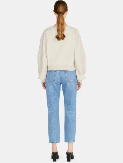 Women Sisley Jumpers & Knitwear<Cropped Sweatshirt