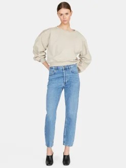 Women Sisley Jumpers & Knitwear<Cropped Sweatshirt