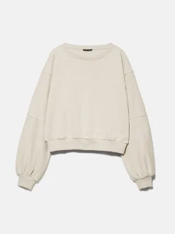 Women Sisley Jumpers & Knitwear<Cropped Sweatshirt