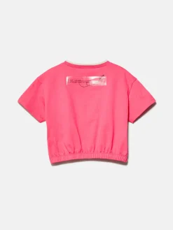 Girls Sisley Tops & T-Shirts<Cropped T-Shirt With Insert