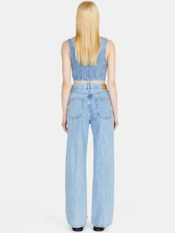 Women Sisley Tops & T-Shirts<Denim Bustier
