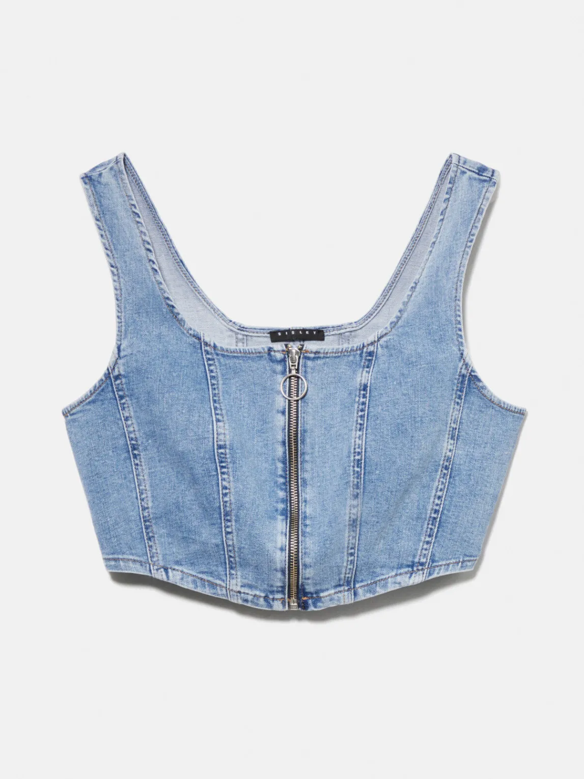 Women Sisley Tops & T-Shirts<Denim Bustier