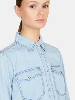 Women Sisley Shirts & Blouses<Denim Shirt