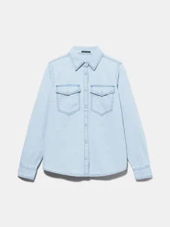 Women Sisley Shirts & Blouses<Denim Shirt