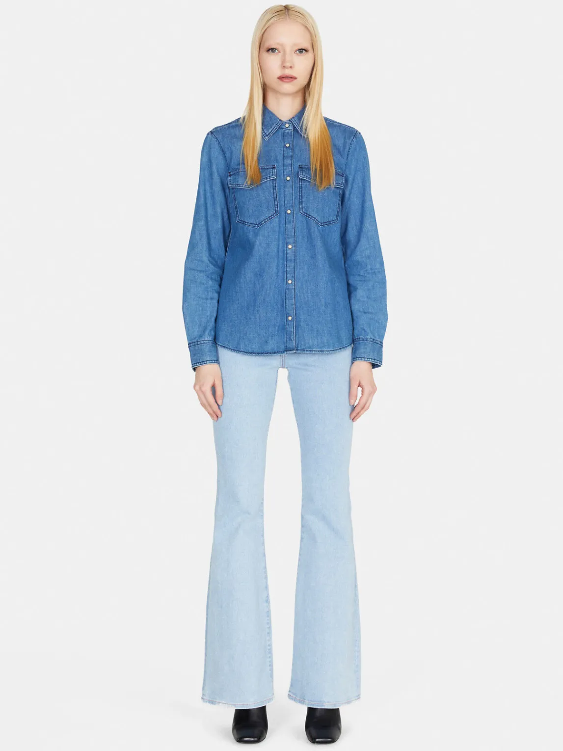 Women Sisley Shirts & Blouses<Denim Shirt