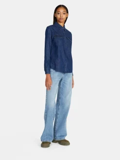 Women Sisley Shirts & Blouses<Denim Shirt