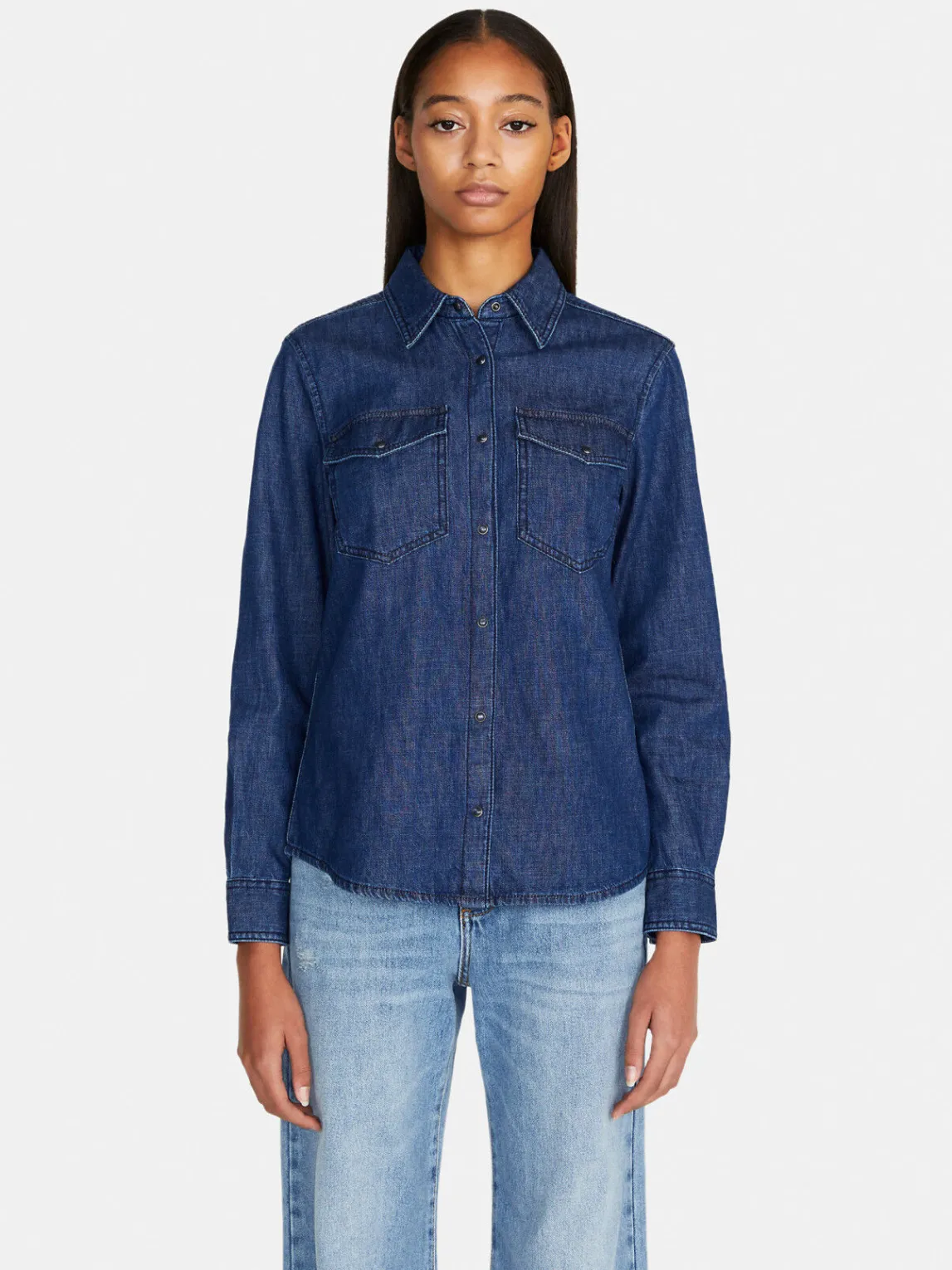 Women Sisley Shirts & Blouses<Denim Shirt