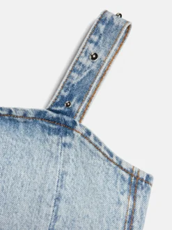 Girls Sisley Tops & T-Shirts<Denim Top With Studs