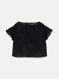 Women Sisley Shirts & Blouses<Devore Blouse With Print