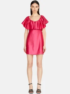 Women Sisley Dresses<Dress With Maxi Rouches