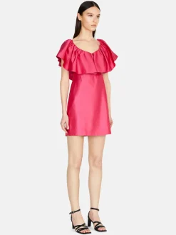 Women Sisley Dresses<Dress With Maxi Rouches
