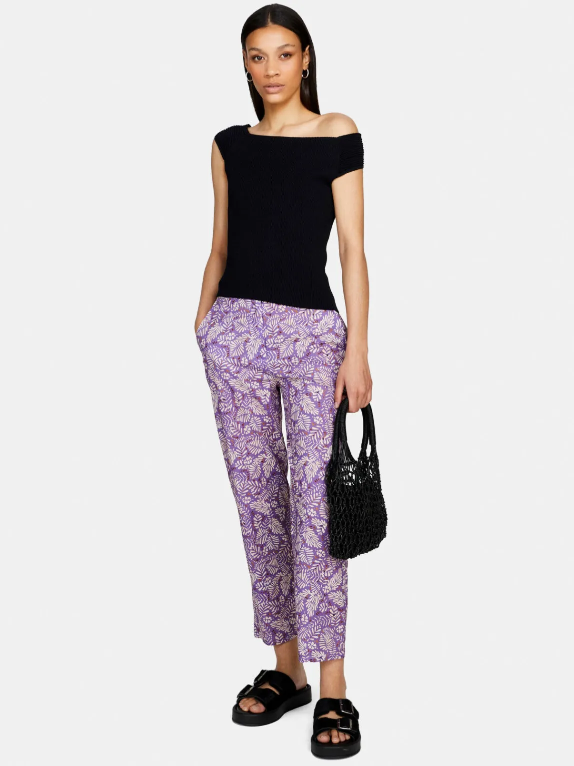 Women Sisley Trousers<Flared Printed Trousers