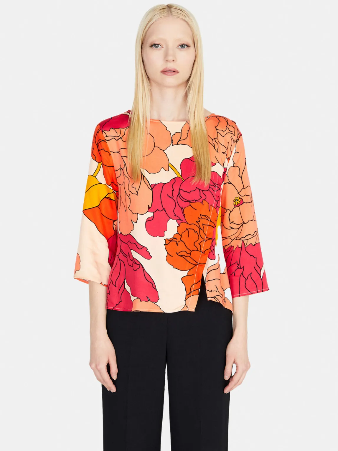 Women Sisley Shirts & Blouses<Floral Blouse