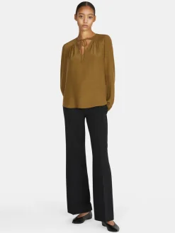 Women Sisley Shirts & Blouses<Flowy Blouse With Porthole