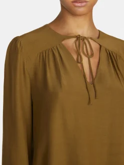 Women Sisley Shirts & Blouses<Flowy Blouse With Porthole
