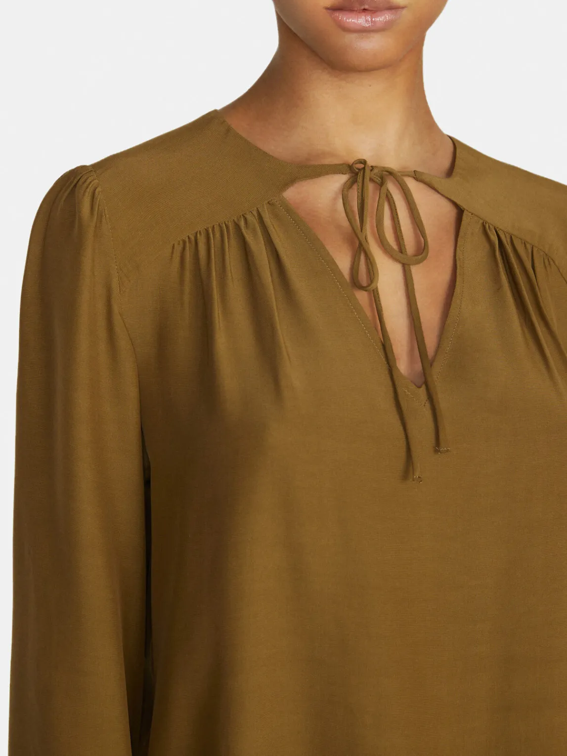 Women Sisley Shirts & Blouses<Flowy Blouse With Porthole