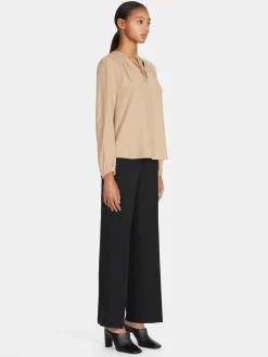 Women Sisley Shirts & Blouses<Flowy Blouse With Porthole