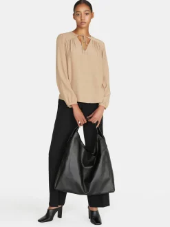 Women Sisley Shirts & Blouses<Flowy Blouse With Porthole