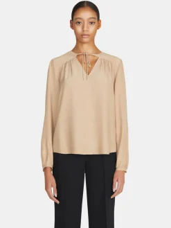 Women Sisley Shirts & Blouses<Flowy Blouse With Porthole