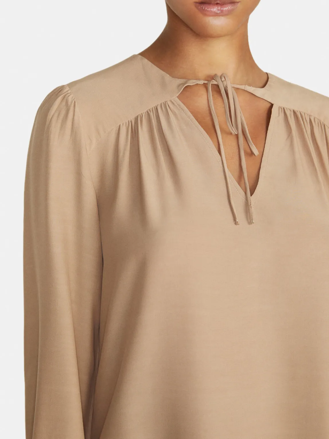 Women Sisley Shirts & Blouses<Flowy Blouse With Porthole