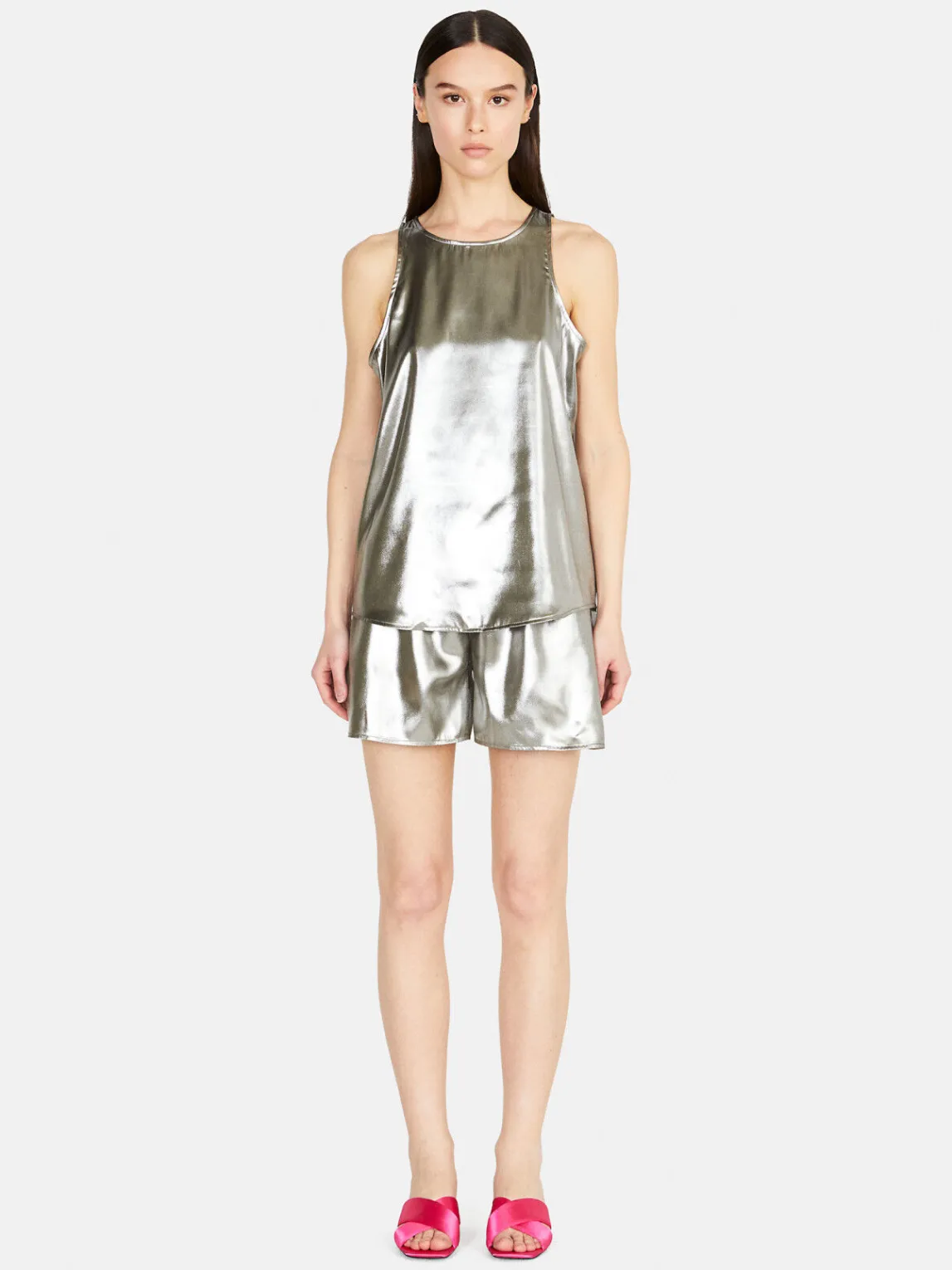 Women Sisley Trousers<Foil Shorts