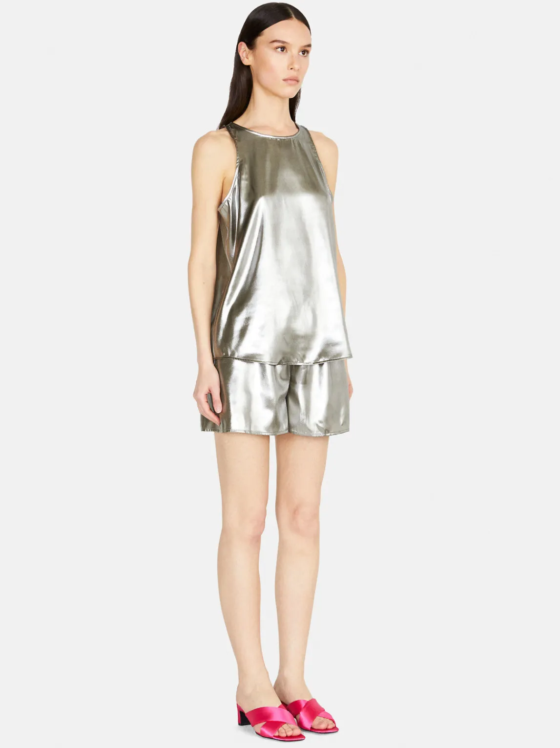 Women Sisley Trousers<Foil Shorts