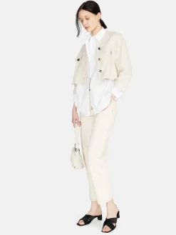 Women Sisley Jackets & Coats<Frayed Jacket