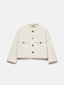 Women Sisley Jackets & Coats<Frayed Jacket