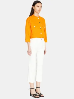 Women Sisley Jackets & Coats<Frayed Jacket