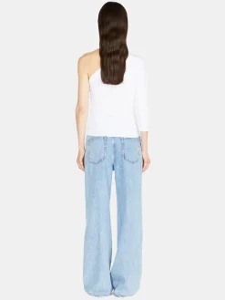 Women Sisley Tops & T-Shirts<Gathered One-Shoulder T-Shirt