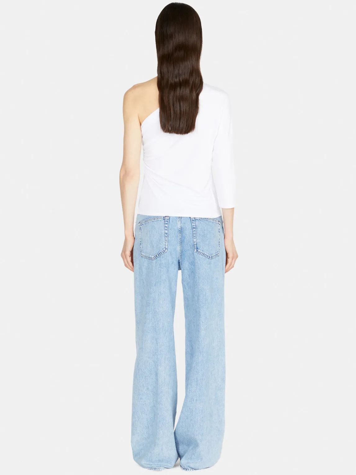 Women Sisley Tops & T-Shirts<Gathered One-Shoulder T-Shirt