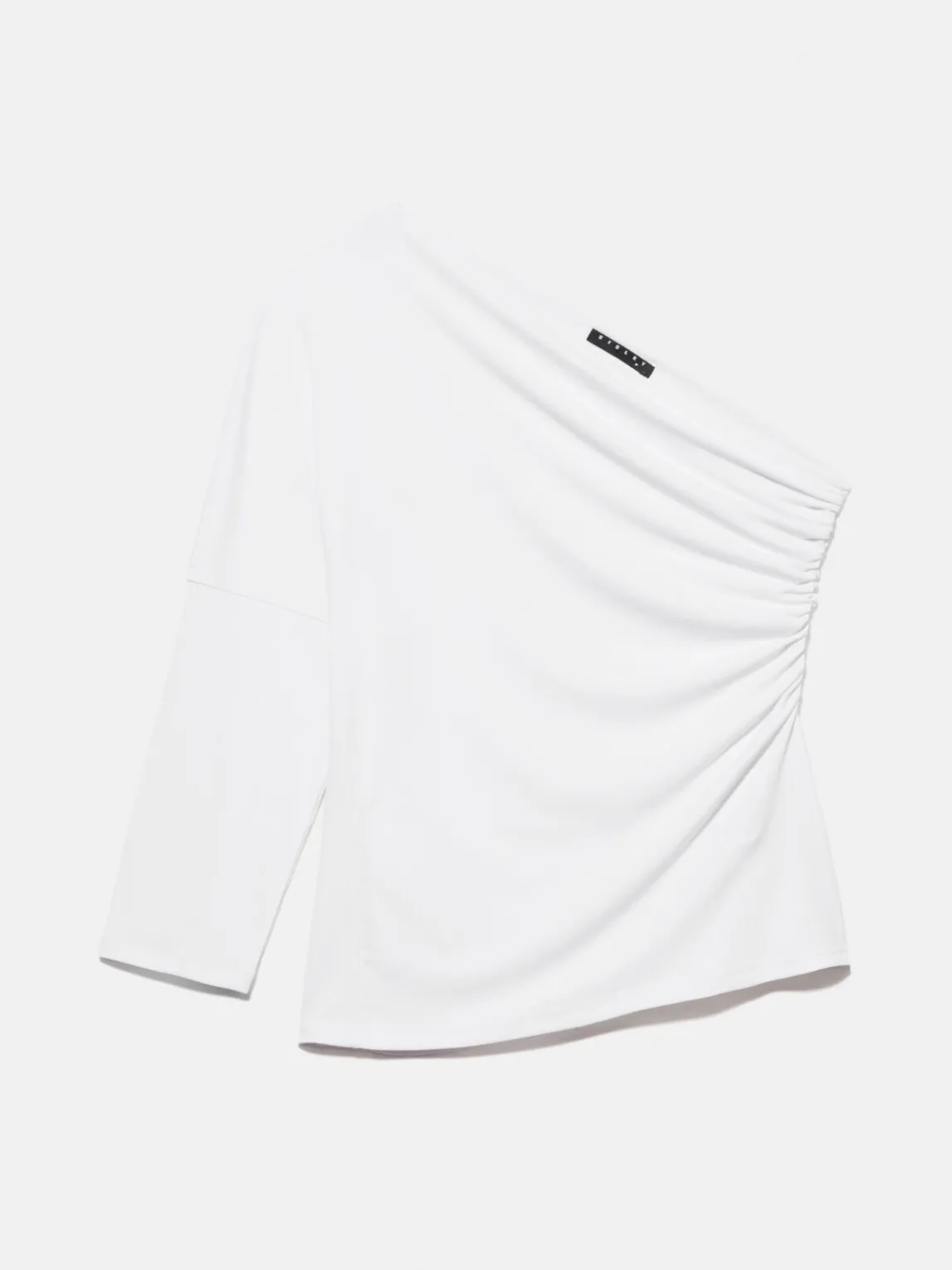 Women Sisley Tops & T-Shirts<Gathered One-Shoulder T-Shirt