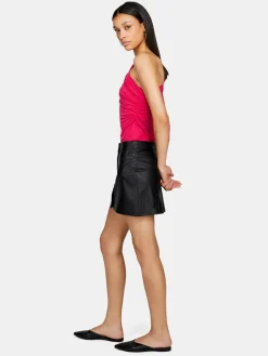 Women Sisley Tops & T-Shirts<Gathered One-Shoulder T-Shirt