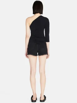 Women Sisley Tops & T-Shirts<Gathered One-Shoulder T-Shirt