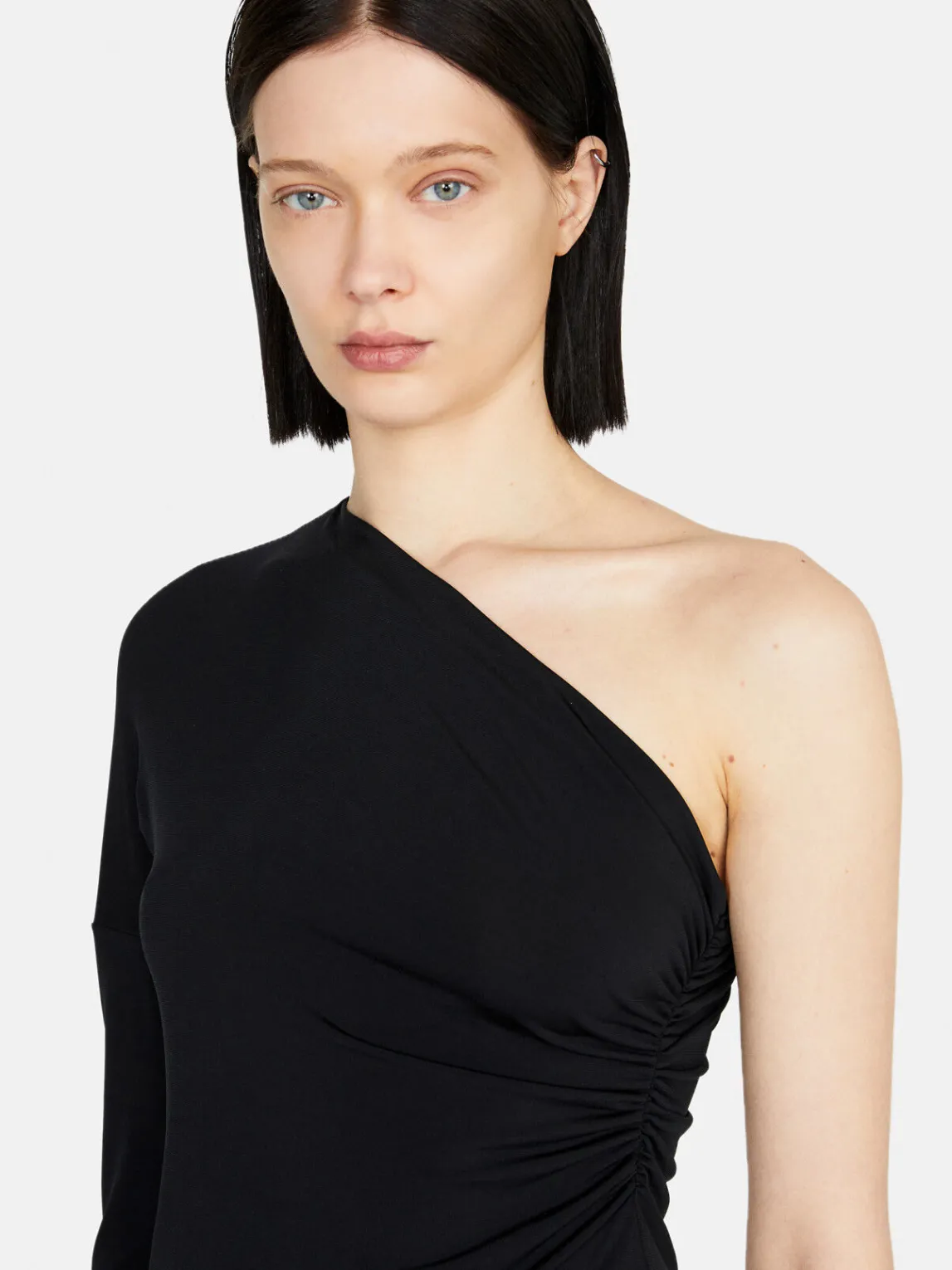 Women Sisley Tops & T-Shirts<Gathered One-Shoulder T-Shirt