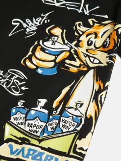 Boys Sisley Shirts & T-Shirts<Graffiti Print T-Shirt