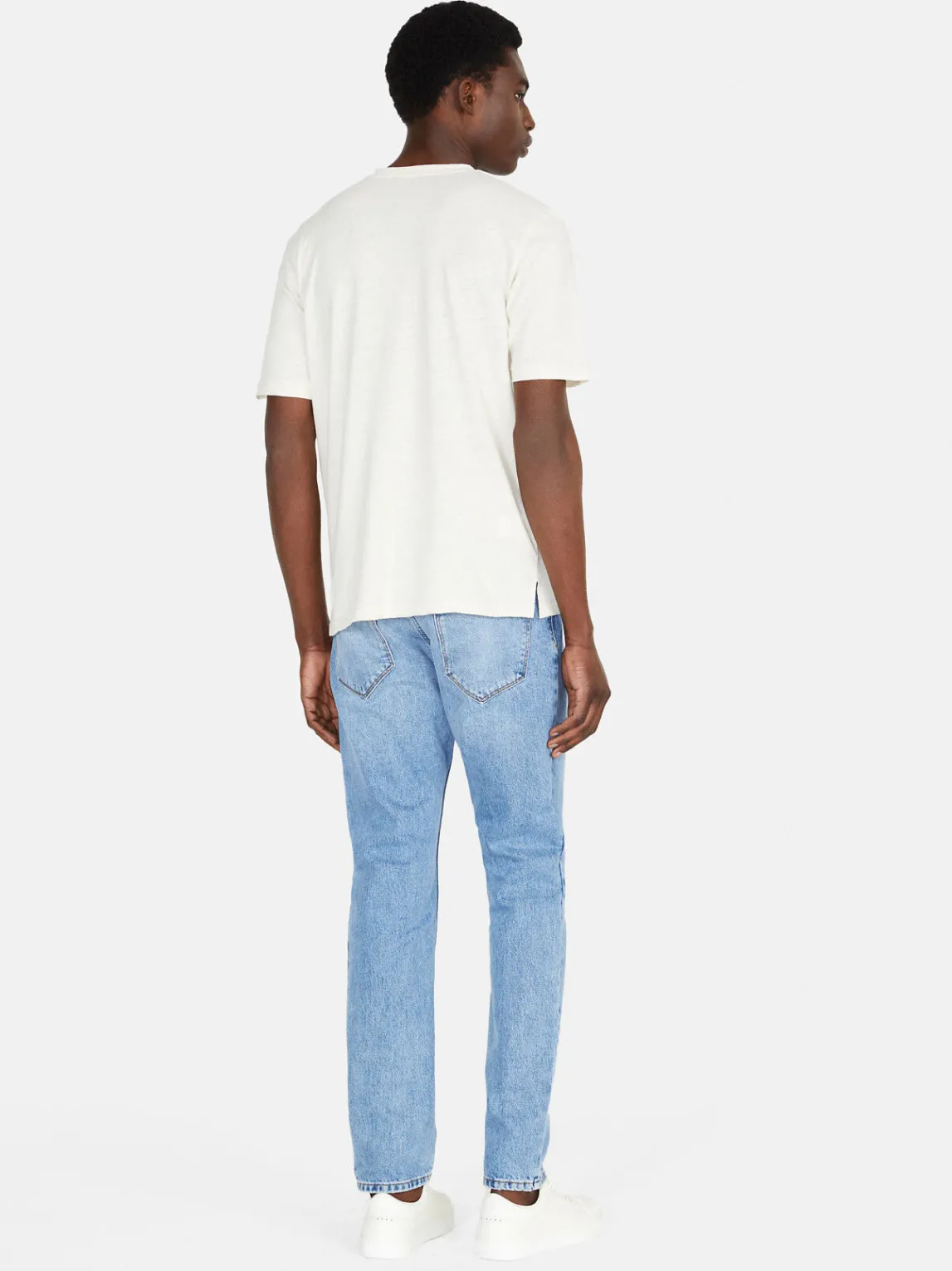 Men Sisley T-Shirts<Henley In Linen Blend